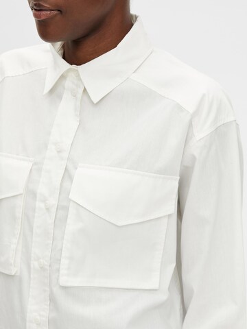 Camicia da donna 'Scarlett' di OBJECT in bianco