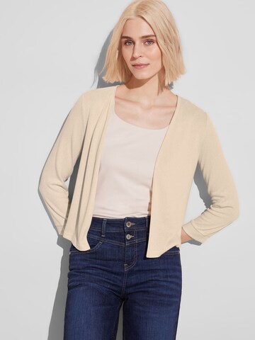 STREET ONE Strickjacke 'Nette' in Beige: Vorderseite