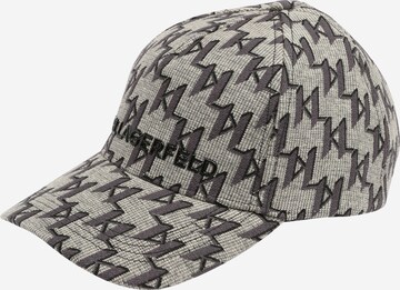 Cappello da baseball di Karl Lagerfeld in grigio: frontale