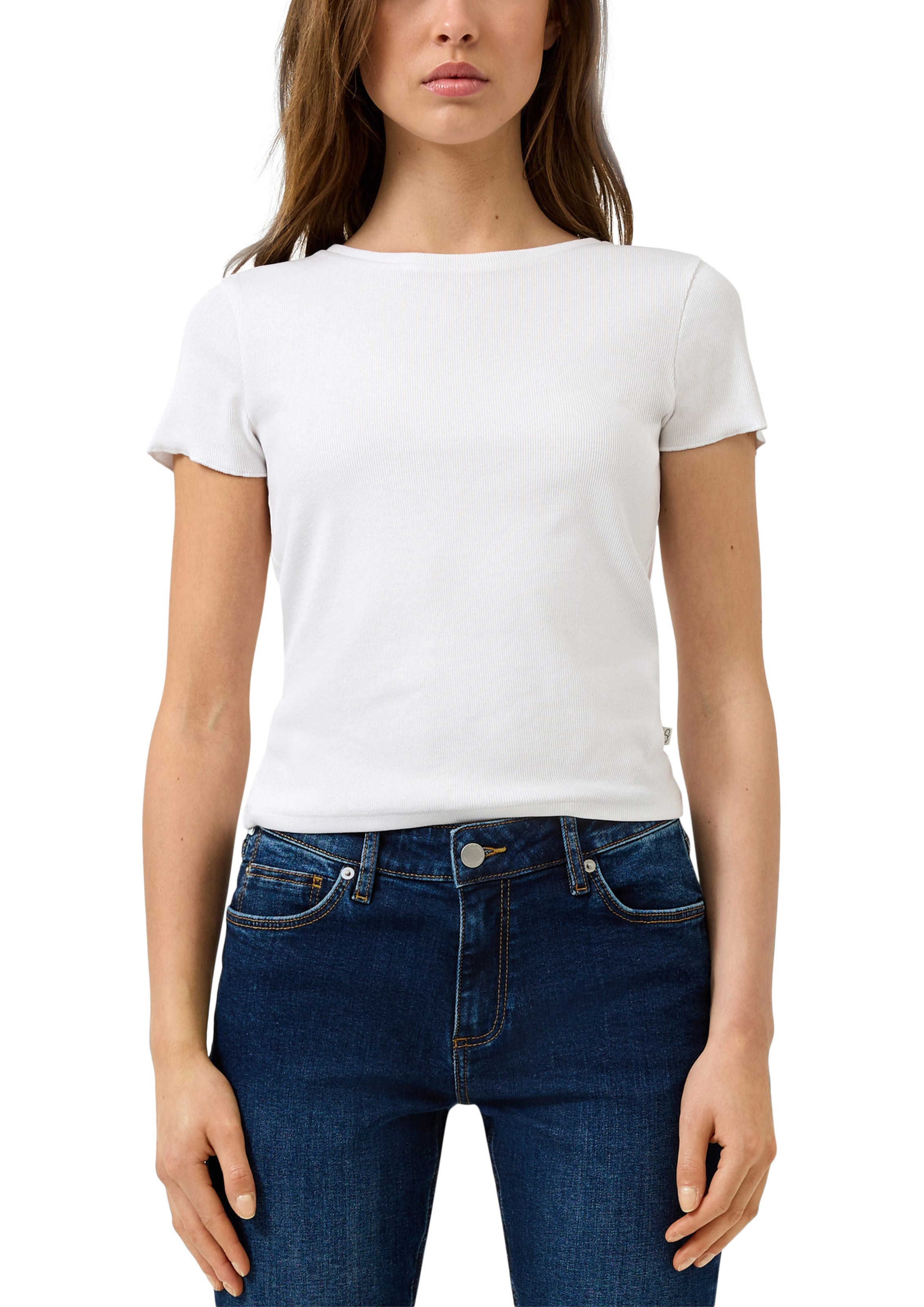 T-shirt QS en blanc
