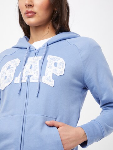 GAP Sweatjacke in Blau