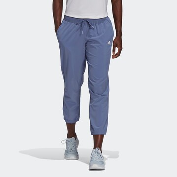 ADIDAS PERFORMANCE Zúžený Sportovní kalhoty 'Designed to Move' – fialová: přední strana