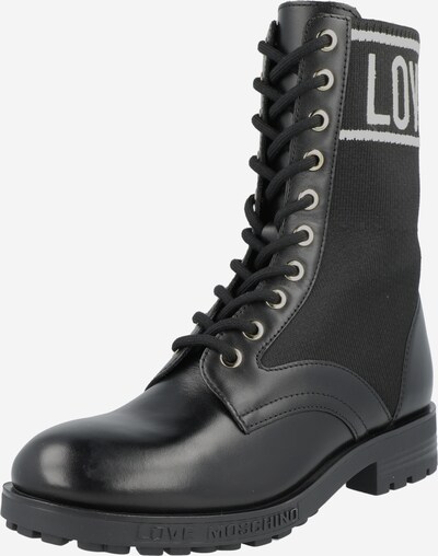 Love Moschino Paeltega poolsaabas hall / must, Tootevaade