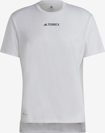 ADIDAS TERREX Funksjonsskjorte 'Multi' i hvit: forside