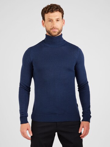 Pull-over BLEND en bleu : devant