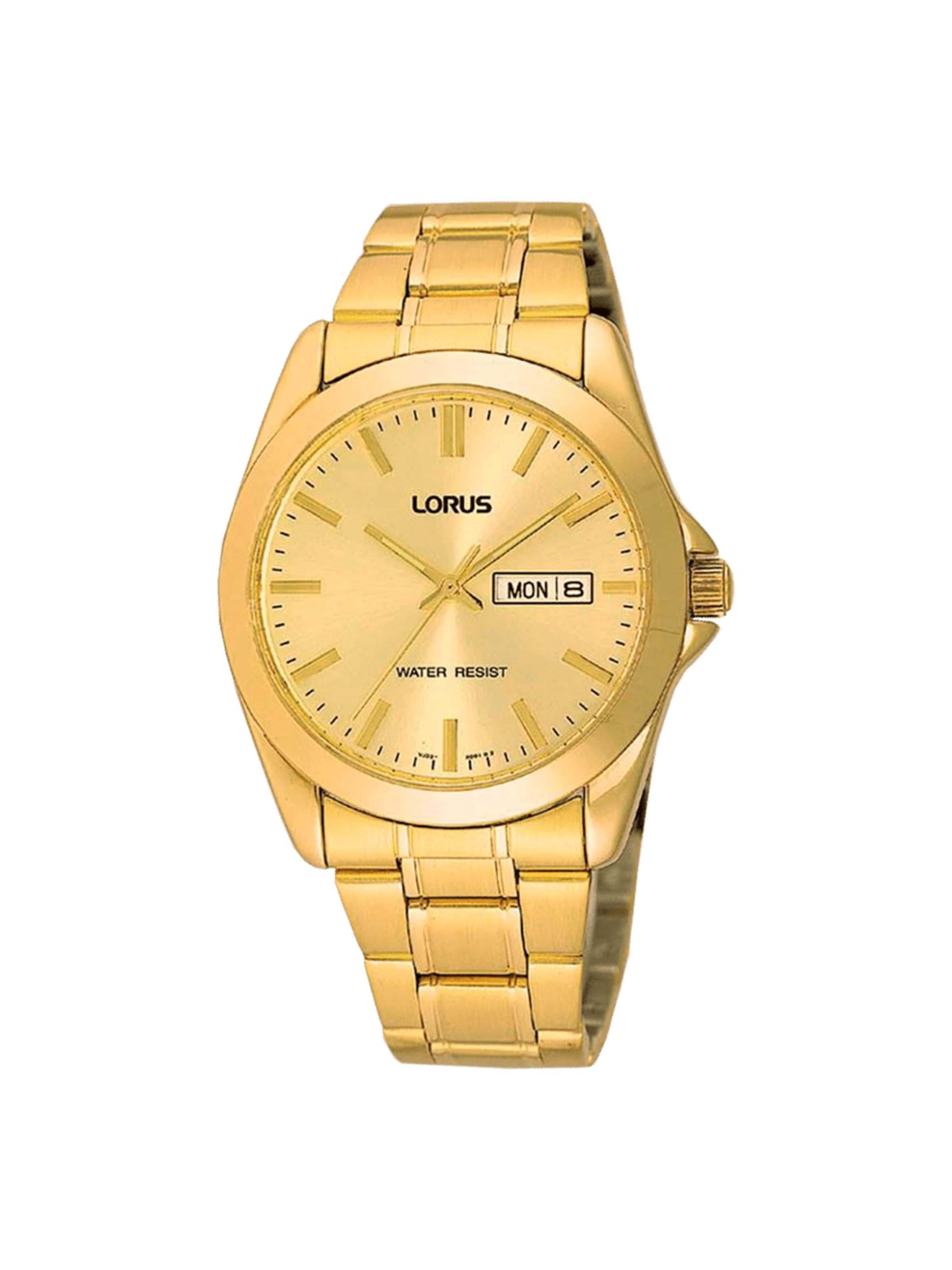 LORUS Analoog horloge 'Klassisch' in Goud: voorkant