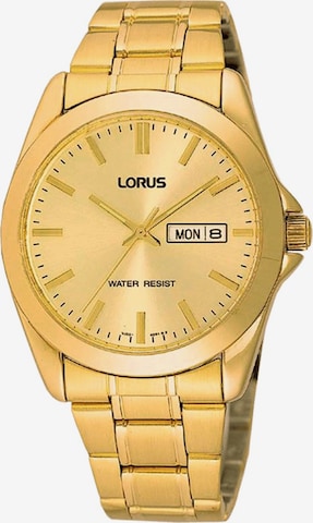Montre à affichage analogique 'Klassisch' LORUS en or : devant