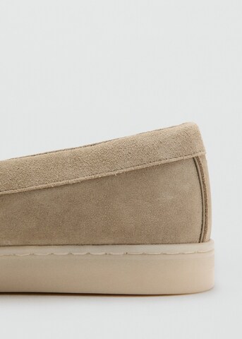 MANGO MAN Classic Flats 'Easy' in Beige
