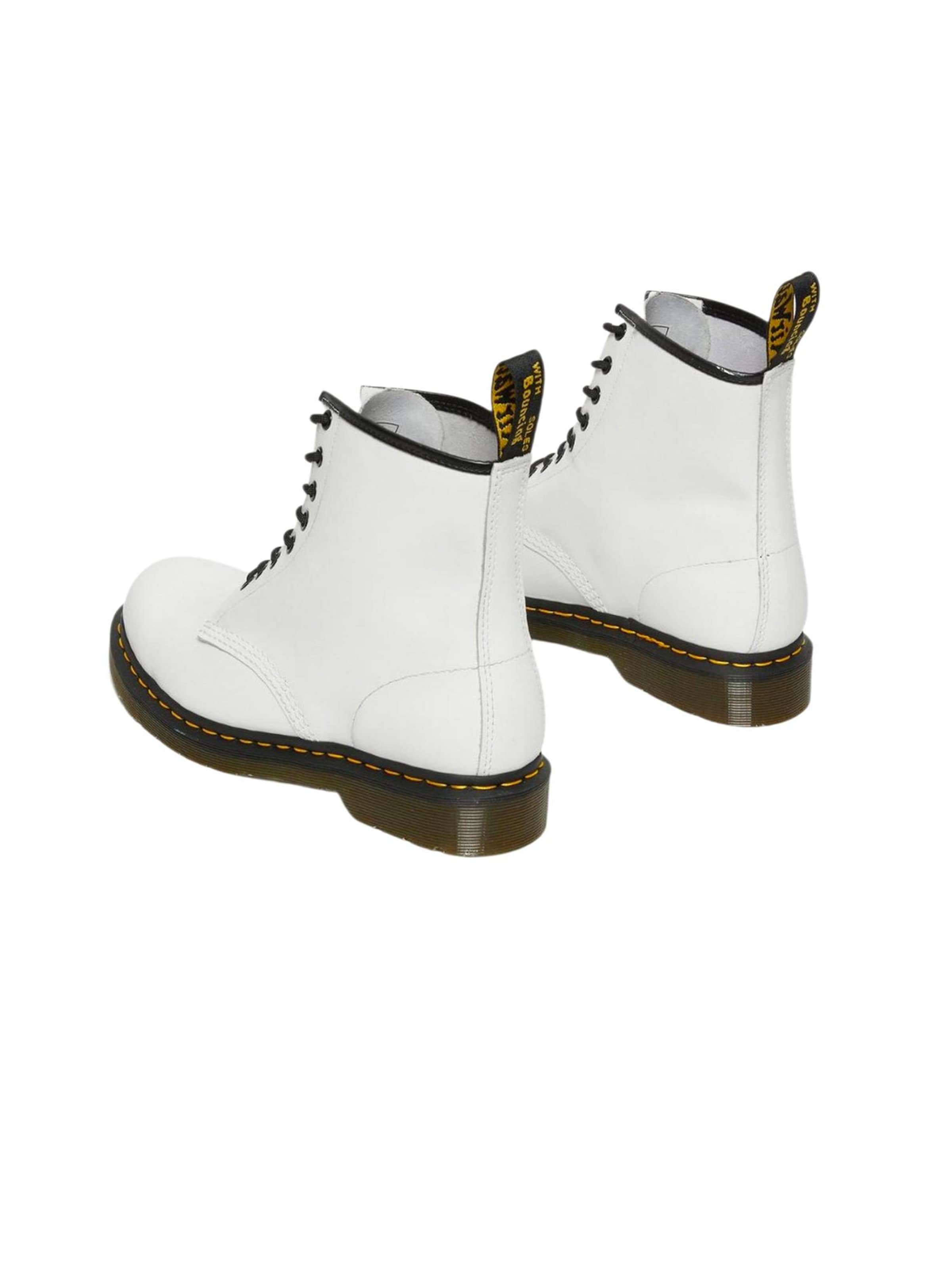Dr. Martens - Botines con cordones '1460' en blanco