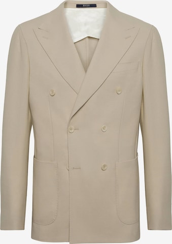 Coupe regular Veste de costume Boggi Milano en beige : devant