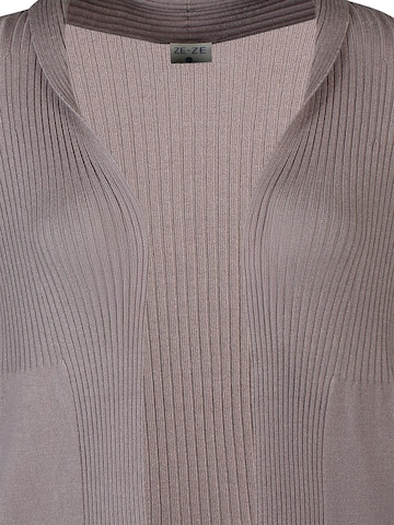 ze-ze Gebreid vest 'Florian 723' in Beige