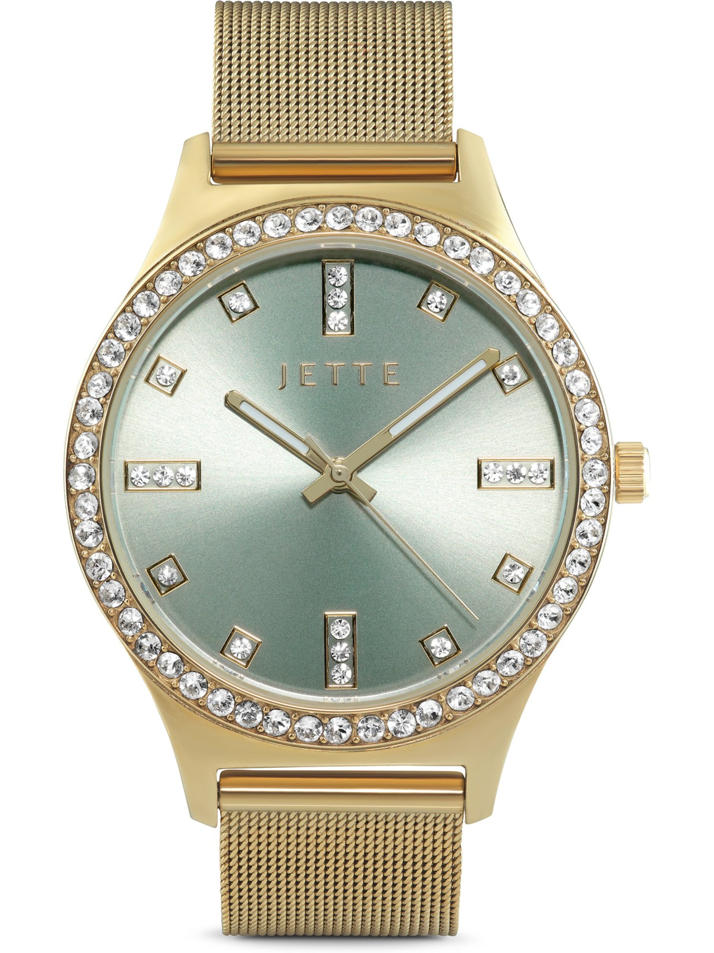 JETTE Analog Watch in Gold: front
