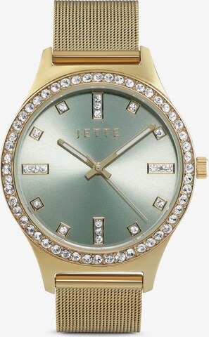 JETTE Analog Watch in Gold: front