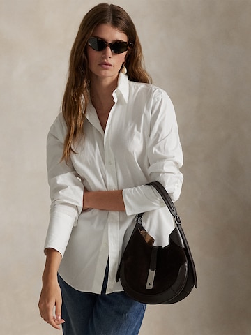 Polo Ralph Lauren Torba za čez ramo | rjava barva