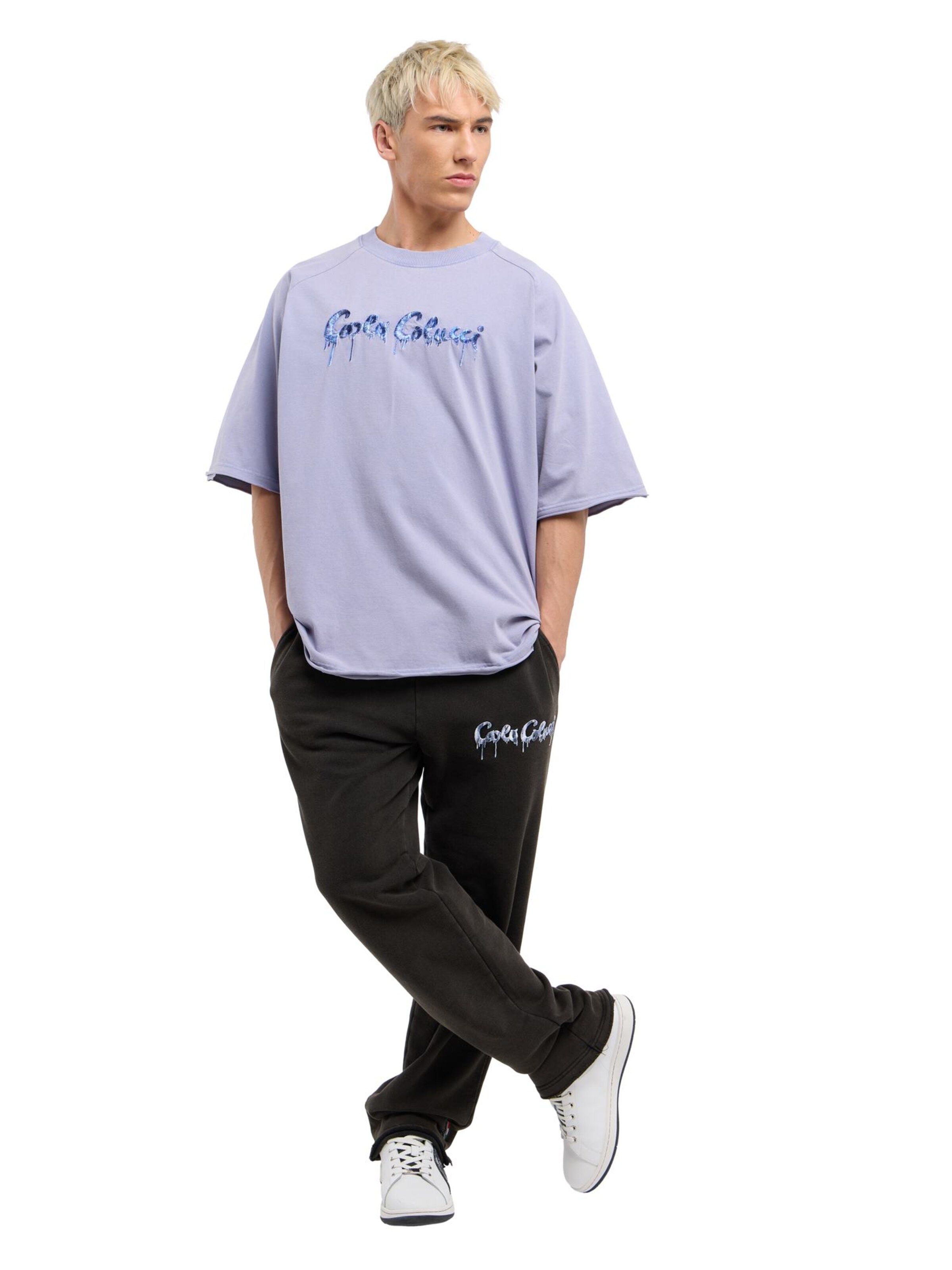 Carlo Colucci Тениска 'Elzenbaum' в лилав