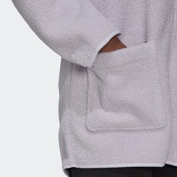 purpurinė ADIDAS SPORTSWEAR Sportinis džemperis 'Polar Fleece Long '