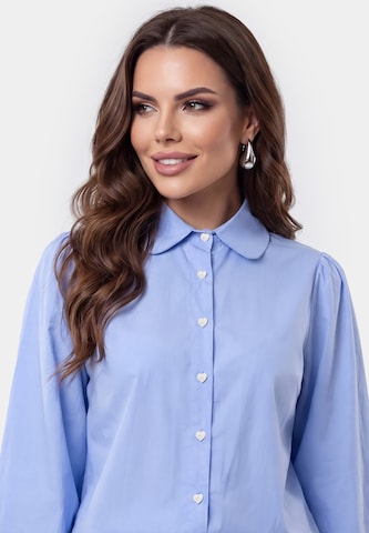 Chemisier faina en bleu