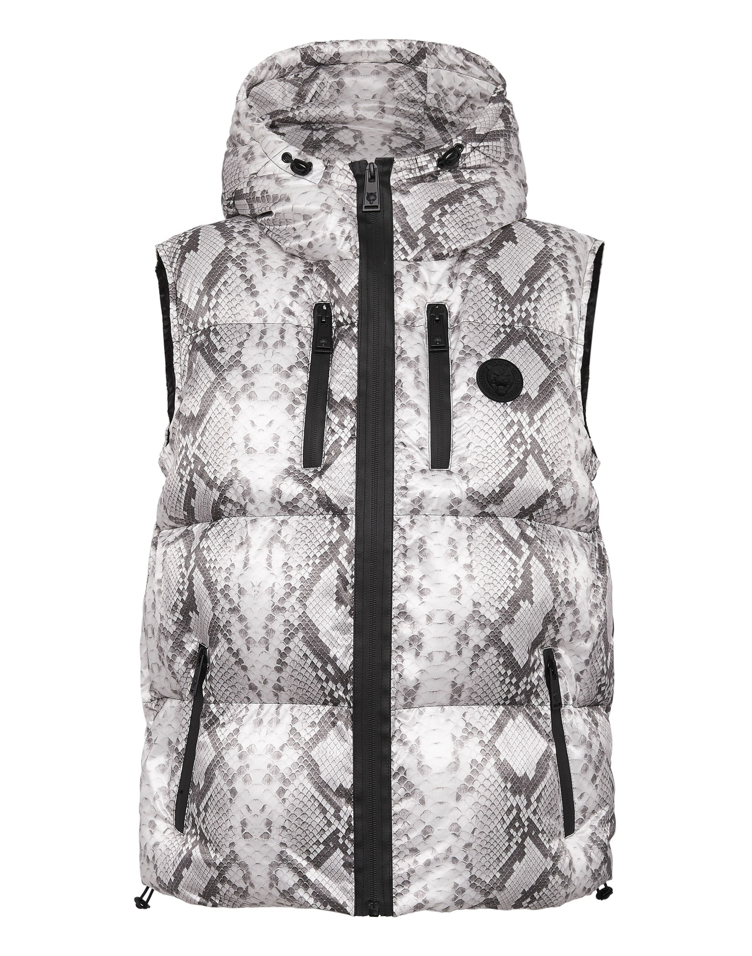 Gilet 'Python' di Plein Sport in grigio: frontale