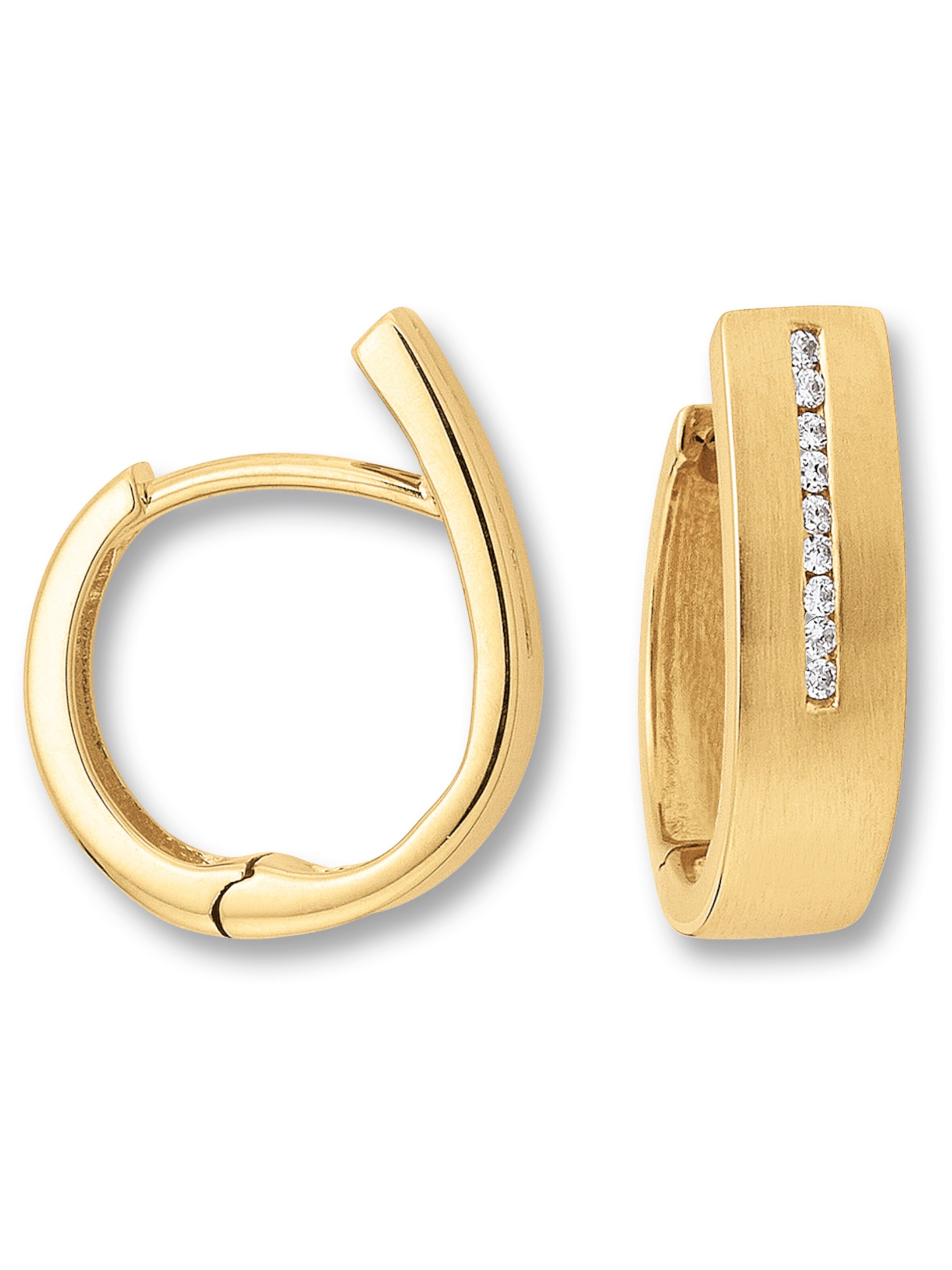 ONE ELEMENT Ohrringe in Gold: Vorderseite