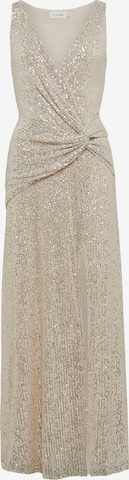 Tussah Dress 'AMARA' in Beige: front