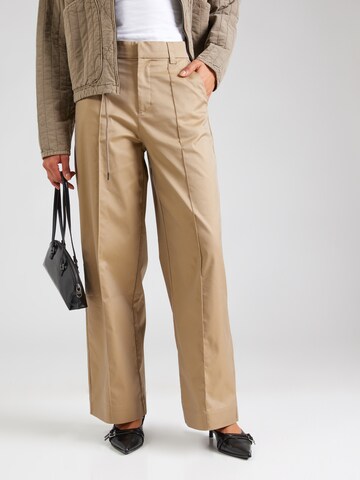 Wide leg Pantaloni 'SLACK-SMART' di BONOBO in beige: frontale