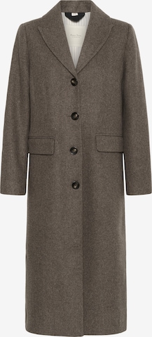 Part Two Mantel in Braun: Vorderseite