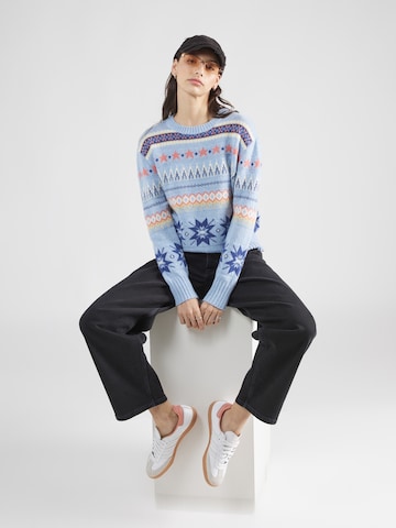 UNITED COLORS OF BENETTON Sweater in Blue