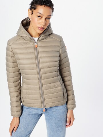 SAVE THE DUCK Between-season jacket 'DAISY' in Beige: front