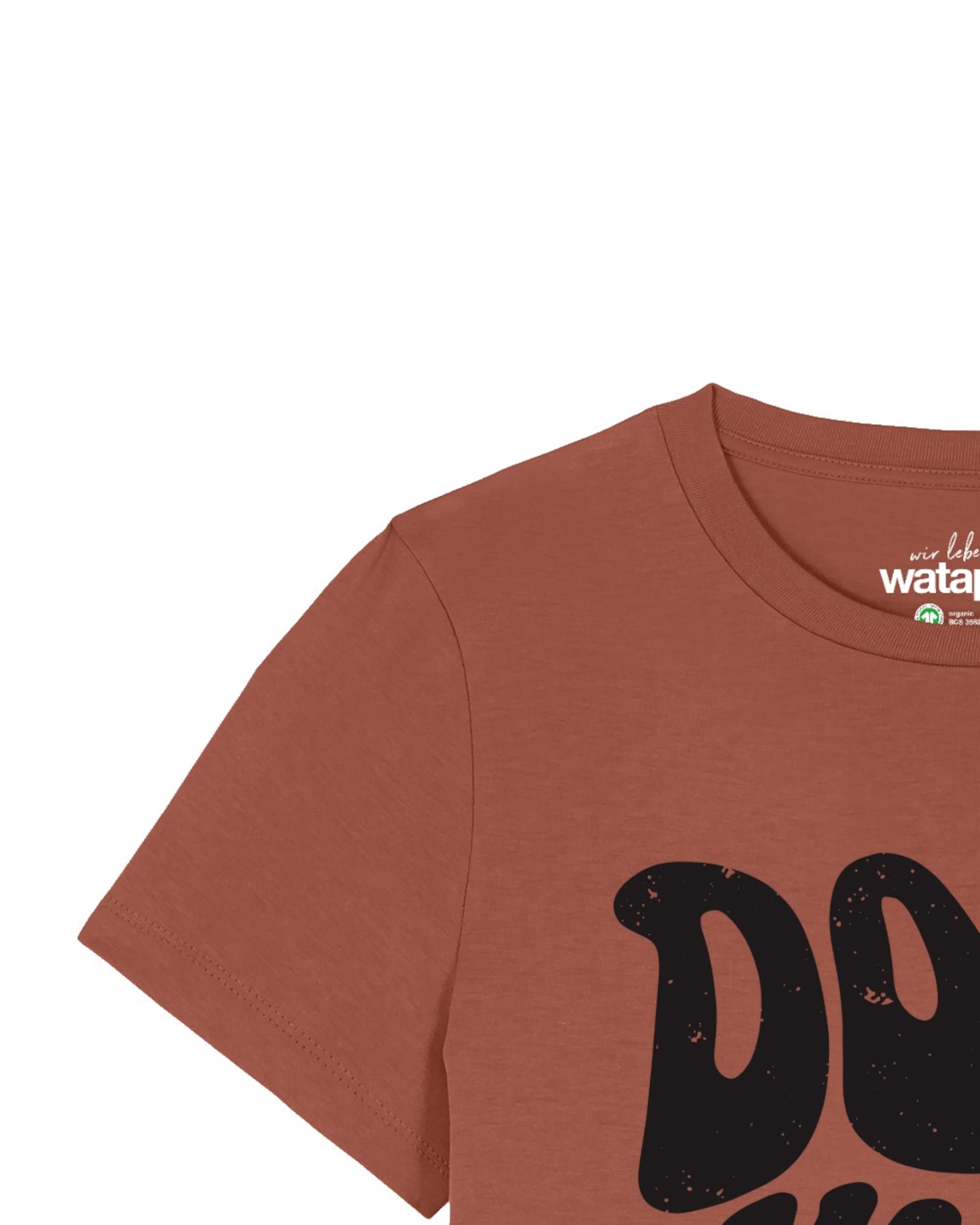 Watapparel Shirt 'Do it with love' in Rood