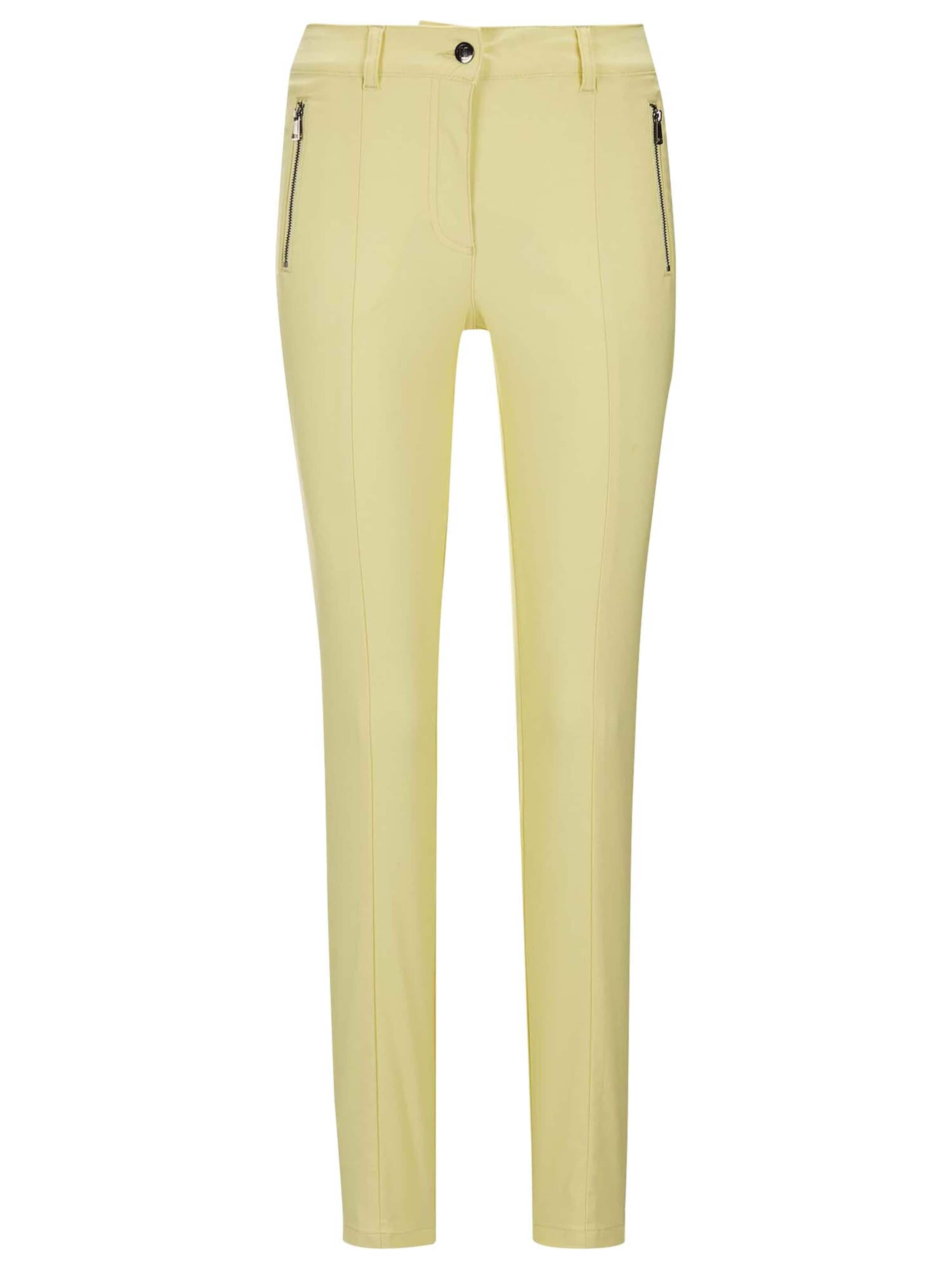 MADELEINE Hose in Gelb: Vorderseite