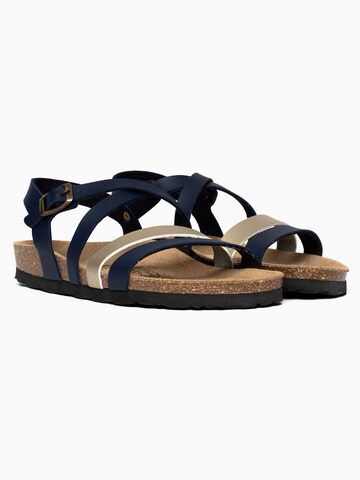 Bayton Strap sandal ' Gerone' in Black