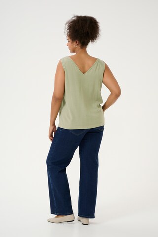 KAFFE CURVE Top 'Mille' in Green