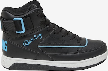 Baskets hautes 'Rebound' Ewing en noir : devant