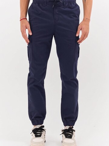 comeor Regular Cargo Pants 'Cargohose Herren' in Blue