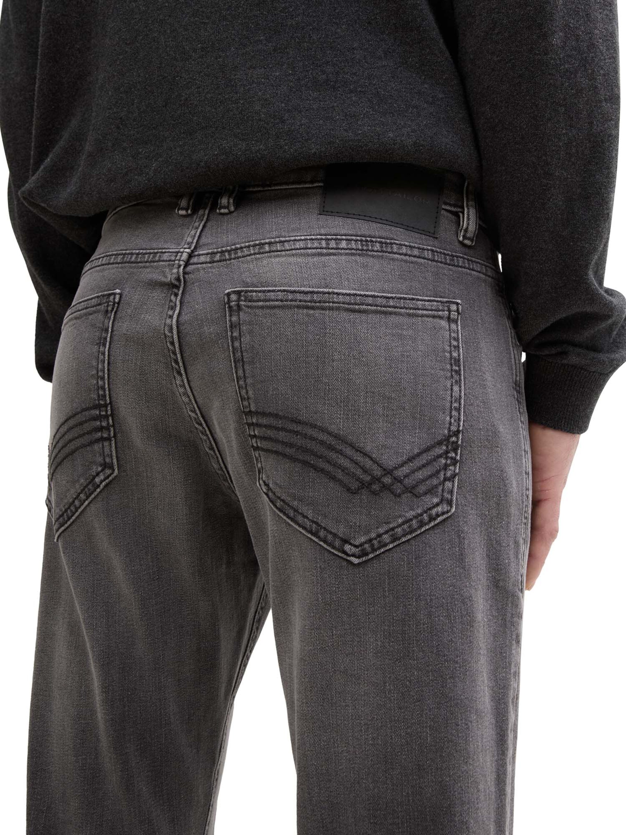 pilka TOM TAILOR Standartinis Džinsai 'Josh'