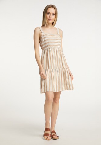 DreiMaster Vintage Summer Dress in Beige