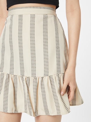 VILA Skirt 'Etna' in Beige