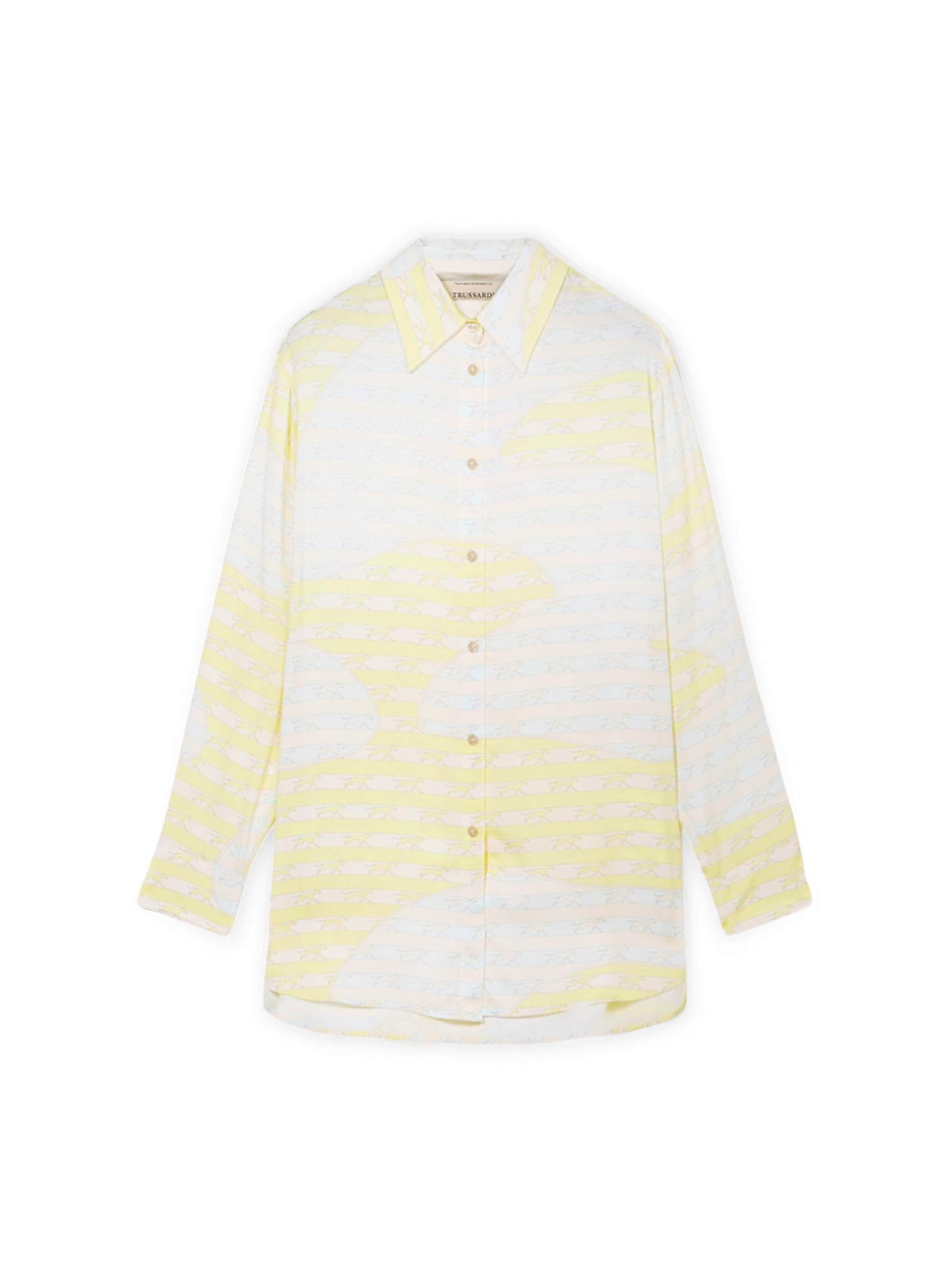 Chemisier Trussardi en blanc : devant