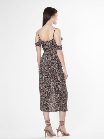 Robe Influencer en mélange de couleurs