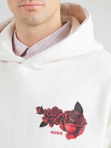 HUGO Bluzka sportowa 'Dagethood' w kolorze beżowy