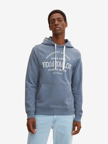 TOM TAILOR Sweatshirt in Blauw: voorkant