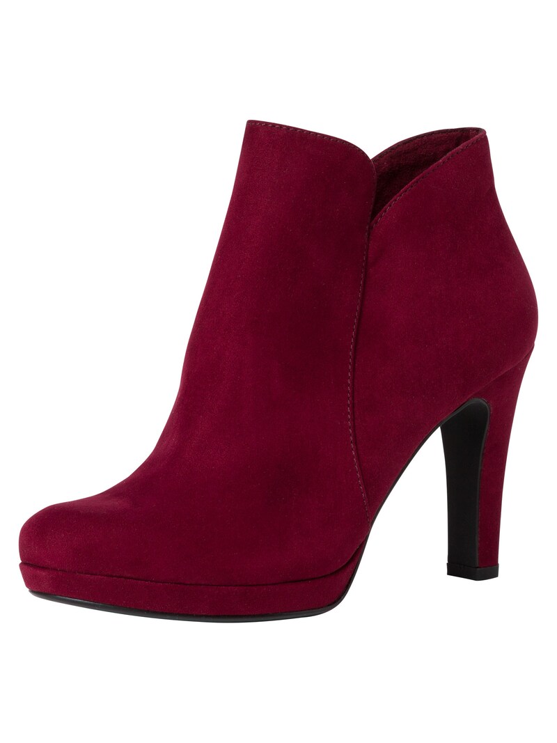 Women Shoes TAMARIS Heeled ankle boots Blood Red