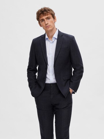 Slim fit Giacca da completo di SELECTED HOMME in blu: frontale