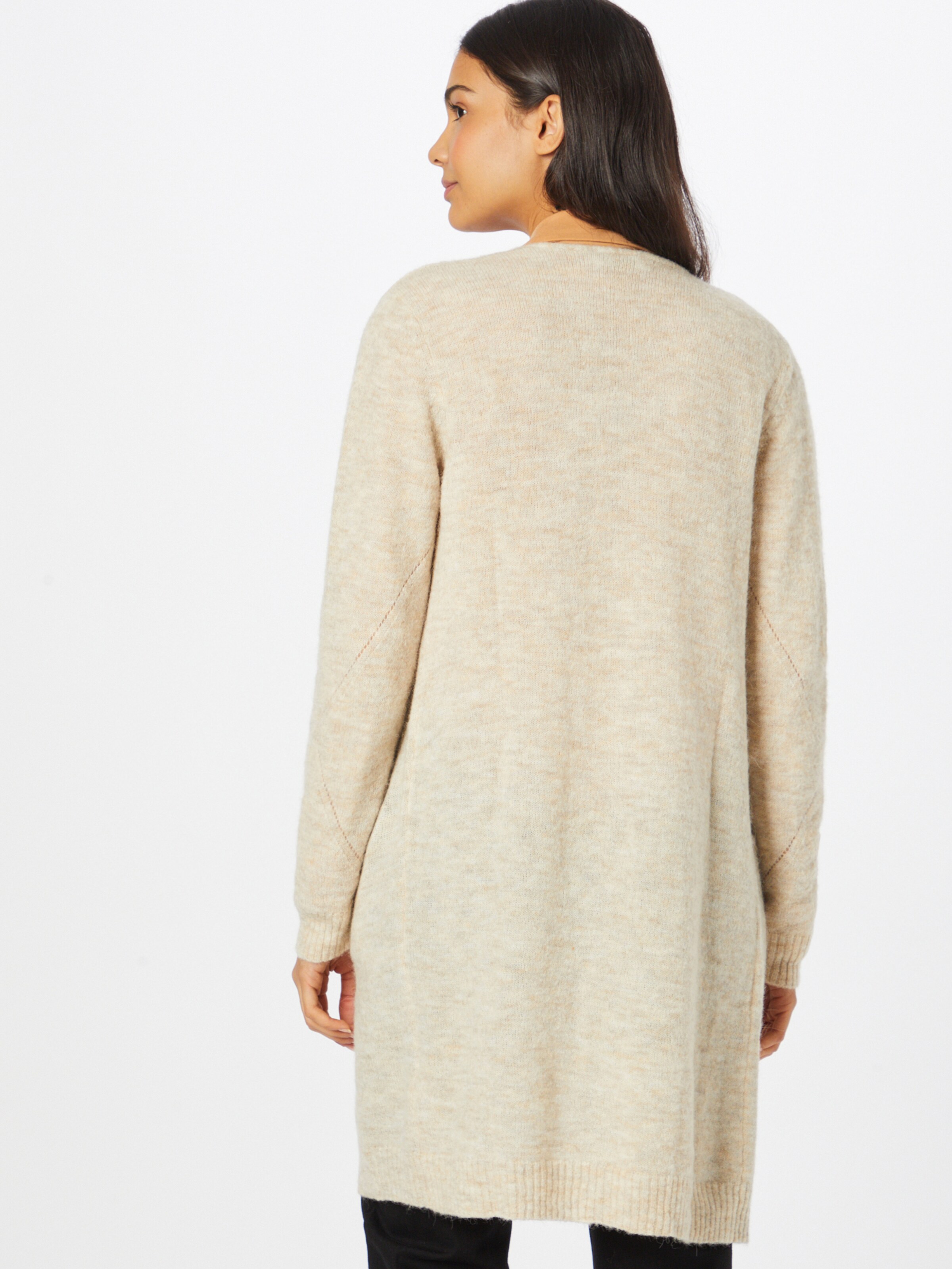 Frauen Pullover & Strick Cream Strickjacke 'Kaitlyn' in Beigemeliert - EB53439 Frauen Pullover & Strick Cream Strickjacke 'Kaitlyn' in Beigemeliert - EB53439