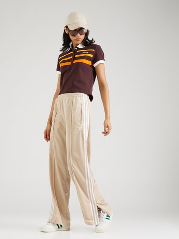 Wide leg Pantaloni 'Firebird' di ADIDAS ORIGINALS in beige