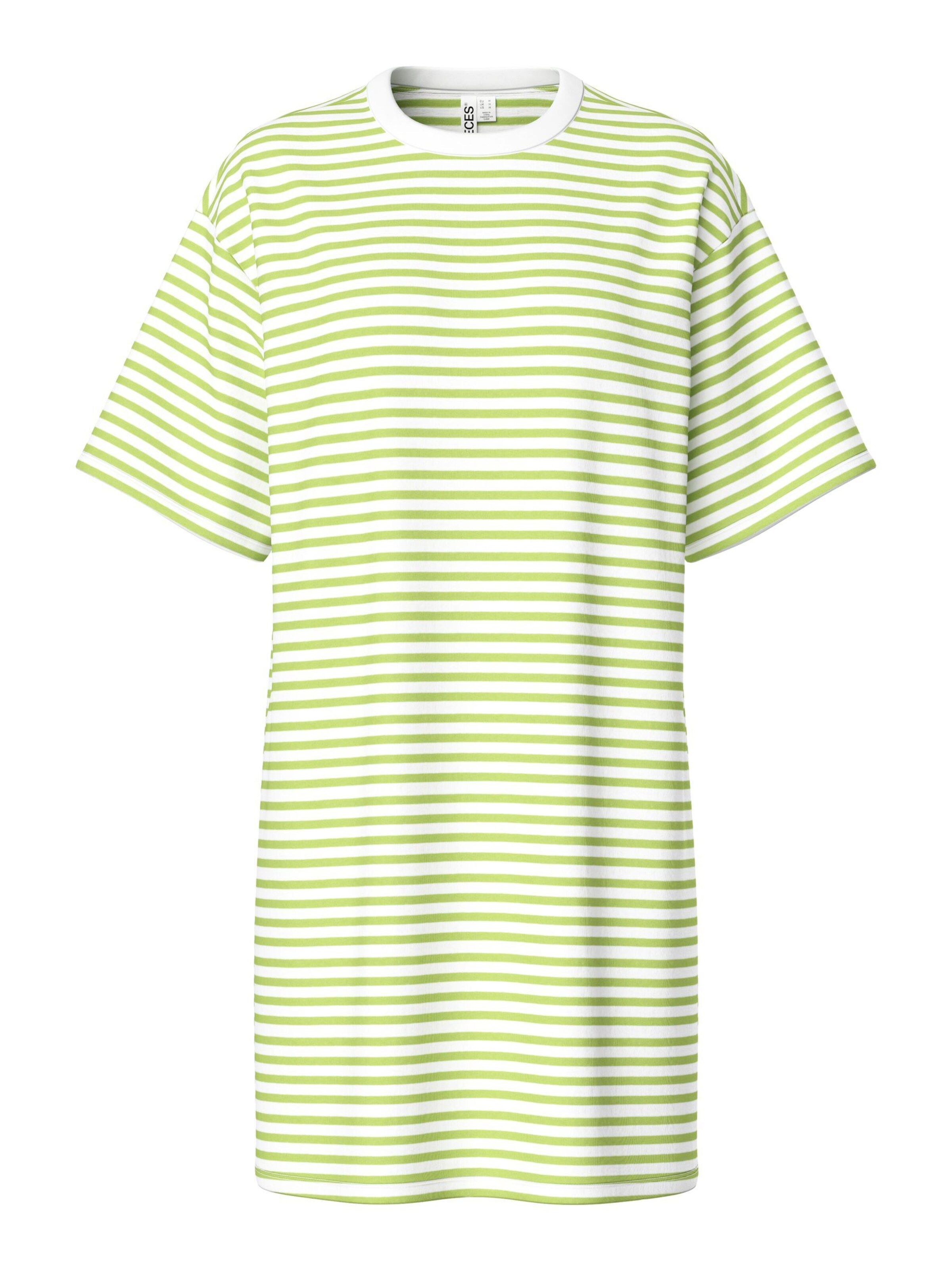 PIECES Jurk 'PCSadie' in de kleur Mintgroen / Wit, Productweergave