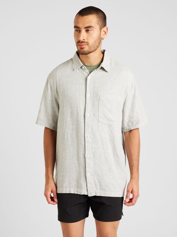 WEEKDAY Comfort Fit Hemd in Grau: Vorderseite