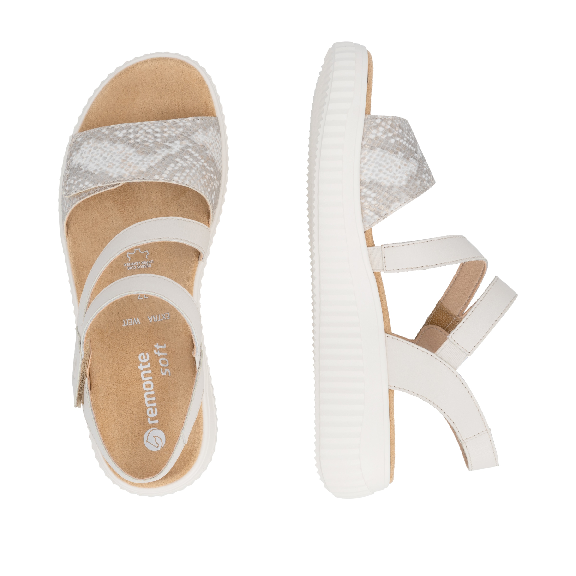 REMONTE Sandals ' D3L51 ' in Beige