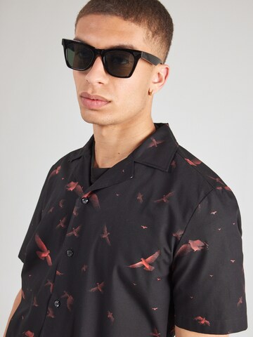 Coupe regular Chemise 'Ellino' HUGO en noir