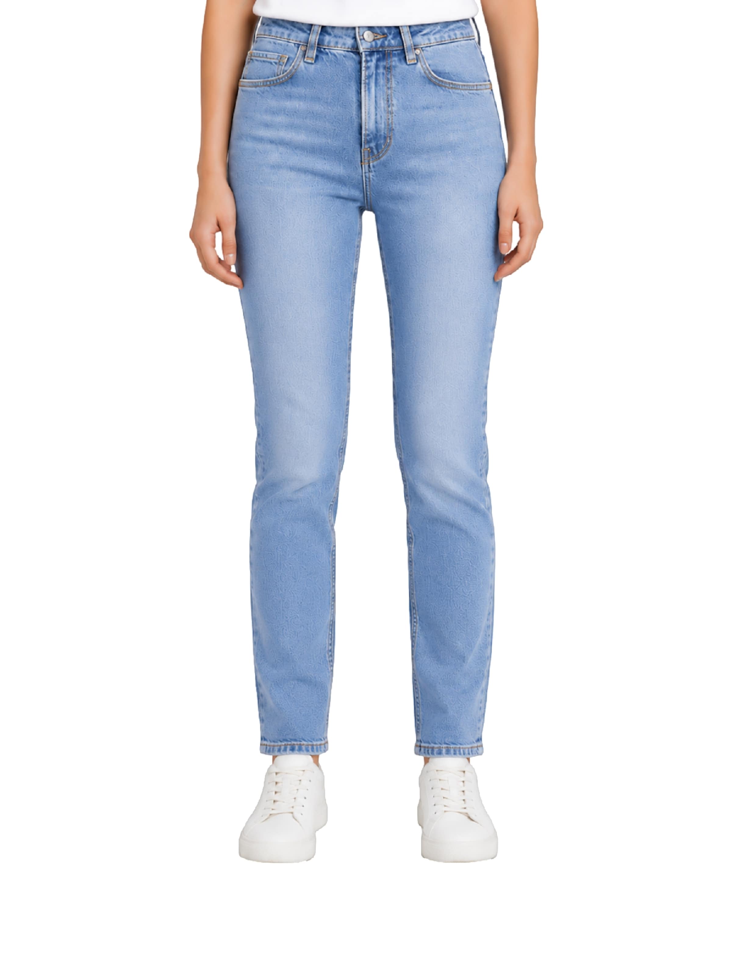 GUESS Skinny Kavbojke | modra barva: sprednja stran